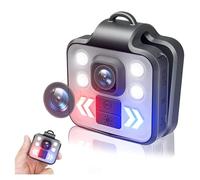 LLOOPK Mini Body Camera Video Recorder Sports Night Vision 1080P HD Camera Recorder For Home Outdoor Law Enforcement Security Guard
