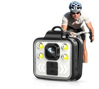 LLOOPK Personal Body Camera Video Recorder, 1080P Body Worn Cam with LED Brightness, Wearable Police Camera Head, 5-6HR Battery Life(1080P WIFI Camera)