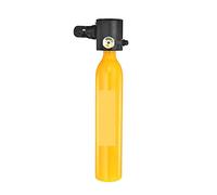 LLOOPK Scuba Tank, 0.5L Mini Oxygen Cylinder Diving Teaching Underwater Breathing Equipment(Giallo)