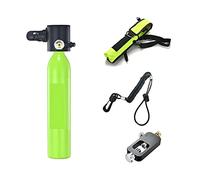 LLOOPK Scuba Tank, 0.5L Mini Oxygen Cylinder Diving Teaching Underwater Breathing Equipment(Groen)