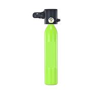 LLOOPK Scuba Tank, 0.5L Mini Oxygen Cylinder Diving Teaching Underwater Breathing Equipment(Groen)