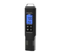 LLOOPK TDS Tester, 5 in 1 Digital Water Quality Tester Pen Salinity PH Temp EC and TDS Meter for Drinking