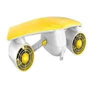 LLOOPK Underwater Scooter, Swimming Thrusters Handheld Diving Equipment Electric Kickboards Powered Surfboards Underwater Boosters(Giallo)