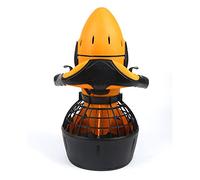 LLOOPK Underwater Scooter, Underwater Scooter 300W Dual Speed Water Pool Propeller Electric Bike For Waterproof Sport Equipment