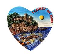Lloret de Mar Costa Brava Spain Refrigerator Magnet Travel Souvenir 3D Fridge Decoration Magnetic Sticker Craft Collection