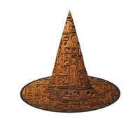 LLOTPQ 1 PC Halloween Native American Print Witch Hat Wizard Party | Festival Witches Carnival Headband Supplies Magic Dress Up Masquerade Indoor Outdoor Women Men Ladies Pointed