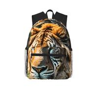 LLOTPQ African animals Print Casual Backpack for Travel Daypack | Middle Further Studies Youth Adjustable Shoulder Strap Storage Simplicity Three Good Students Waterproof Bolsa