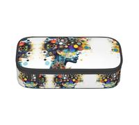 LLOTPQ Artificial Intelligence Brain Print Pencil Case - Pen Organizer for Girls and Boys, School Supplies, Stationery, and Office Use