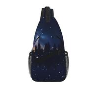 LLOTPQ Cross Chest Bag â€“ Unisex Starry divination Print Travel Sling Backpack, Diagonally Worn Daypack for Hiking & Daily Commute