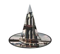 LLOTPQ Halloween Brooklyn Bridge s Print Witch Hat Wizard Party | Festival Witches Carnival Headband Supplies Magic Dress up Masquerade Indoor Outdoor Women Men Ladies Pointed