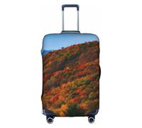 LLOTPQ S Suitcase Cover Protector â€“ Blue Ridge Parkway Mountains Print Luggage Case for Women & Girls, Travel Accessories, Aesthetic Tags