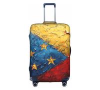 LLOTPQ S Suitcase Cover Protector – Flag of Venezuela Print Luggage Case for Women & Girls, Travel Accessories, Aesthetic Tags