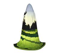 LLOTPQ S Unisex Golf Course Print Hooded Cape Costume for Halloween