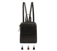 Lloyd Baker Backpack Farit: Sophisticated Small to Medium-Sized Versatility Leather Backpack for Everyday Elegance-Full length Secure slip pocket, Perfect for a Day out. (BLACK)