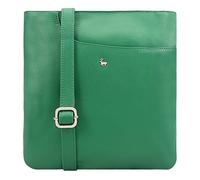 Lloyd Baker Genuine Leather Crossbody Bag - Soft, Compact Shoulder Handbag with Adjustable Strap, Phone Pocket, and Multiple Compartments | Kanatal (Green)
