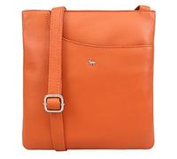 Lloyd Baker Genuine Leather Crossbody Bag - Soft, Compact Shoulder Handbag with Adjustable Strap, Phone Pocket, and Multiple Compartments | Kanatal (Orange pumpkin)