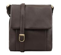Lloyd Baker Genuine Leather Crossbody Bag, Soft Shoulder Handbag with Adjustable Strap, Compact Size with Multiple Compartments, RAISA (BROWN)