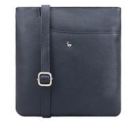Lloyd Baker Genuine Leather Crossbody Bag, Soft Shoulder Handbag with Adjustable Strap, Phone Bag, Compact Size with Multiple Compartments, KANATAL (DARK BLUE)
