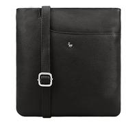Lloyd Baker Genuine Leather Crossbody Bag, Soft Shoulder Handbag with Adjustable Strap, Phone Bag, Compact Size with Multiple Compartments, KANATAL (JET BLACK)