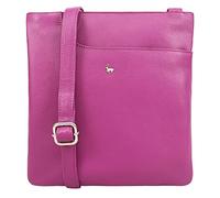Lloyd Baker Genuine Leather Crossbody Bag, Soft Shoulder Handbag with Adjustable Strap, Phone Bag, Compact Size with Multiple Compartments, KANATAL (Bright Pink)