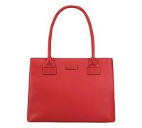 Lloyd Baker London - DAISSY Leather Shoulder Bag: Women's Modern Classic Design in 100% Genuine Full Grain Leather with Triple Compartments- SAMBA (Red)