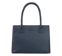 Lloyd Baker London - DAISSY Leather Shoulder Bag: Women's Modern Classic Design in 100% Genuine Full Grain Leather with Triple Compartments- GIBRALTAR SEA (Dark Blue)