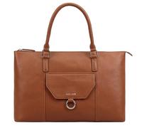 Lloyd Baker London - DARIAH Leather Tote Bag: Women's Classic and Modern Design in 100% Genuine Full Grain Leather with a Full Zip Closure- CARAMEL CAFÉ (Tan)