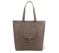 Lloyd Baker London - EDYLN Leather Tote Bag: Women's Modern Design in 100% Genuine Full Grain Leather with a Magnetic Popper Closure- MAJOR BROWN (Taupe Brown)