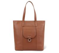 Lloyd Baker London - EDYLN Leather Tote Bag: Women's Modern Design in 100% Genuine Full Grain Leather with a Magnetic Popper Closure- CARAMEL CAFÉ (Tan)