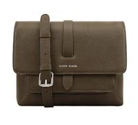 Lloyd Baker London - EVELYN Flap-Over Crossbody Bag: Women's Modern Design in 100% Genuine Full Grain Leather- BURNT OLIVE (Dark Green)