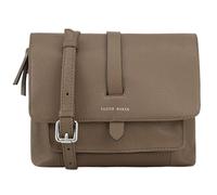 Lloyd Baker London - EVELYN Flap-Over Crossbody Bag: Women's Modern Design in 100% Genuine Full Grain Leather- MAJOR BROWN (Taupe Brown)