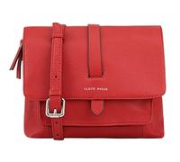 Lloyd Baker London - EVELYN Flap-Over Crossbody Bag: Women's Modern Design in 100% Genuine Full Grain Leather- SAMBA (Red)