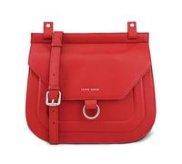 Lloyd Baker London - GEMMY Flap-Over Crossbody Bag: Women's Contemporary Design in 100% Genuine Full Grain Leather- SAMBA (Red)