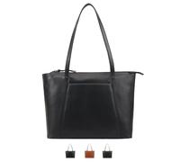 Lloyd Baker London Genuine Leather Spacious Tote Shoulder Work Bag | Catria (Navy)