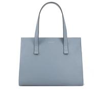 Lloyd Baker London - LALITAH Leather Tote Bag: Women's Timeless Modern Design in 100% Genuine Full Grain Leather with a Full Zip Closure- CITADEL (Light Blue)