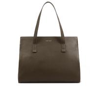 Lloyd Baker London - LALITAH Leather Tote Bag: Women's Timeless Modern Design in 100% Genuine Full Grain Leather with a Full Zip Closure- BURNT OLIVE (Dark Green)