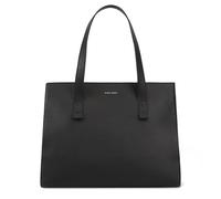 Lloyd Baker London - LALITAH Leather Tote Bag: Women's Timeless Modern Design in 100% Genuine Full Grain Leather with a Full Zip Closure- JET BLACK (Black)