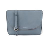 Lloyd Baker London - LYNA Flap-Over Crossbody Bag: Women's Modern Design in 100% Genuine Full Grain Leather- CITADEL (Light Blue)