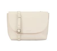 Lloyd Baker London - LYNA Flap-Over Crossbody Bag: Women's Modern Design in 100% Genuine Full Grain Leather- BLANC DE BLANC (White)
