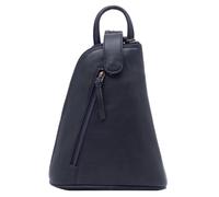 Lloyd Baker London Real Leather Daypack, Compact Women’s Navy Backpack