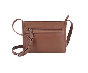 Lloyd Baker Women's Primrose Leather Cross Body Bag in Tan Lloyd Baker Tan One Size