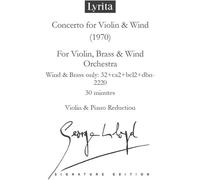 Lloyd: Concerto for Violin & Wind - Violin & Piano Reduction