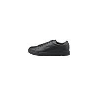 LLOYD Court Men's Trainers in Black Smooth Leather, black, 8 UK
