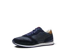 LLOYD Edmond Men's Low Top Trainers, Loose Insole, Normal Wide, navy, 10.5 UK