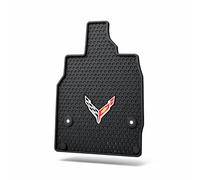 Lloyd Mats Signature Rubber All Weather Floor Mats for Corvette C8 2020-ON 2Pc Fronts