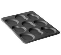 Lloyd Pans Egg Pan, 12.88 x 17.88 Inch 9-Cavity Irregular Egg Pan, Pre-Seasoned PSTK
