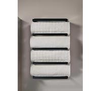 Lloyd Pascal Roma 5 Tier Towel Rack Black