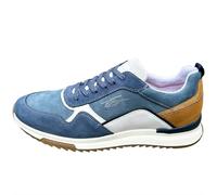 Lloyd & Pryce Mens Prendergast Leather Sneakers Sea Divide Blue (Sea Divide Blue, UK Footwear Size System, Adult, Men, Numeric, Medium, 9)