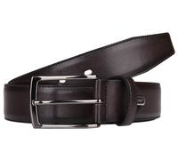 LLOYD Thin Leather Belt W80 Dark Brown