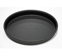 LloydPans 10x1, Pre-Seasoned PSTK, Rolled Rim for Strength Straight Sided Pizza Pan, inches, Dark Gray